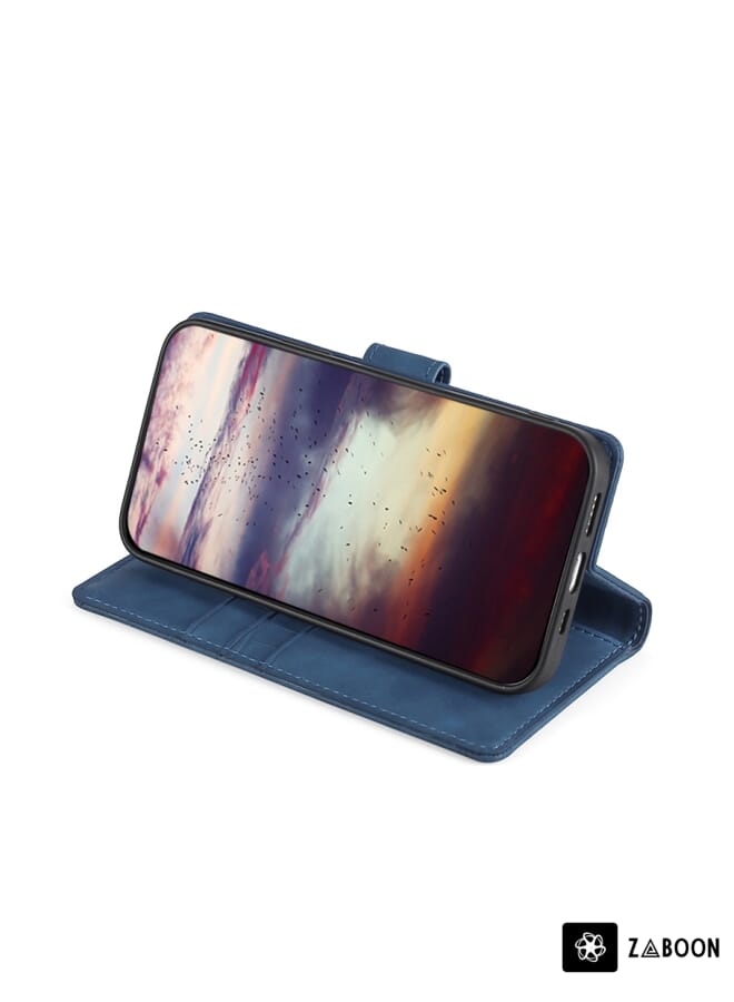 Zaboon Protective Case For Huawei nova 11 4G Skin Feel Crocodile Magnetic Clasp Leather - Image 5