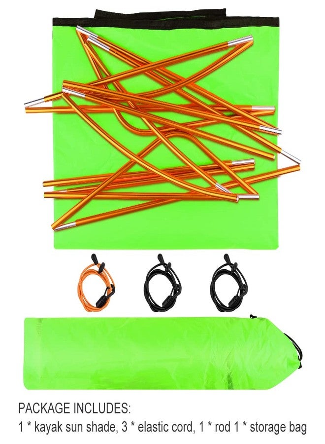 KUUQA Kayak Boat Canoe Sun Shade Canopy for Single Person（Green） - Image 3