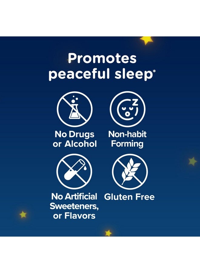 Zarbee's Children's Sleep Gummies with Melatonin, Non-Habit Forming Children's Sleep Gummies Work with Natural Sleep Cycles to Promote Peaceful Sleep, Drug-Free, Natural Strawberry, 60 ct - Image 3