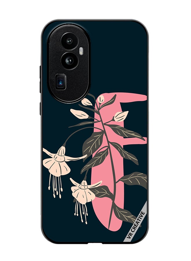 VR CREATIVE Protective Case Cover For Oppo Reno 10 Pro Plus Alphabet F Design Multicolour - Image 1