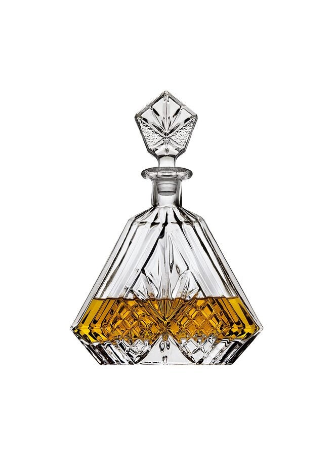 يُسلِّم قنينة ويسكي للمشروبات الكحولية سكوتش بوربون أو النبيذ، قطع أيرلندية مثلثة الشكل - Image 1