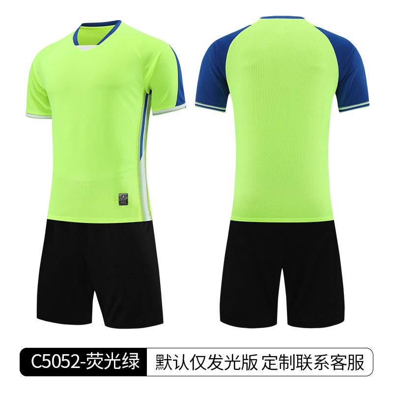 Children'S Football Game Campus Sports Team Uniform Suit Toddler Football Shirt Jersey Quick-Drying Training Suit - Image 1