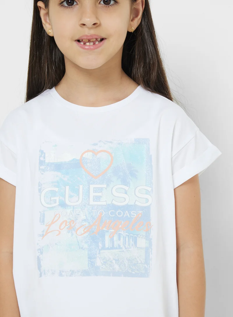 جس Kids Logo T-Shirt