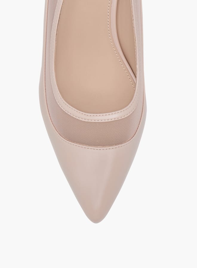 Flora Bella By Shoexpress Women Textured Slip-On Pumps with Stiletto Heels  - Image 4