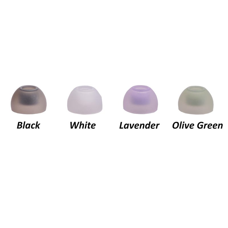 luakesa 6 Pairs Replacement Earbuds Tips Silicone Eartips Set for Samsung Galaxy Buds 2 Headphones Wireless Fit in Case Ear Tips (Lavender) - Image 4