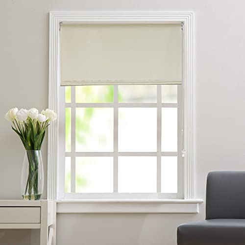 Deco Window 100% Blackout Roller Blinds for Windows (48 Inch W X 84 Inch H, Champagne) Sun, UV Protection & Glare Resistant for Home & Office - Image 2