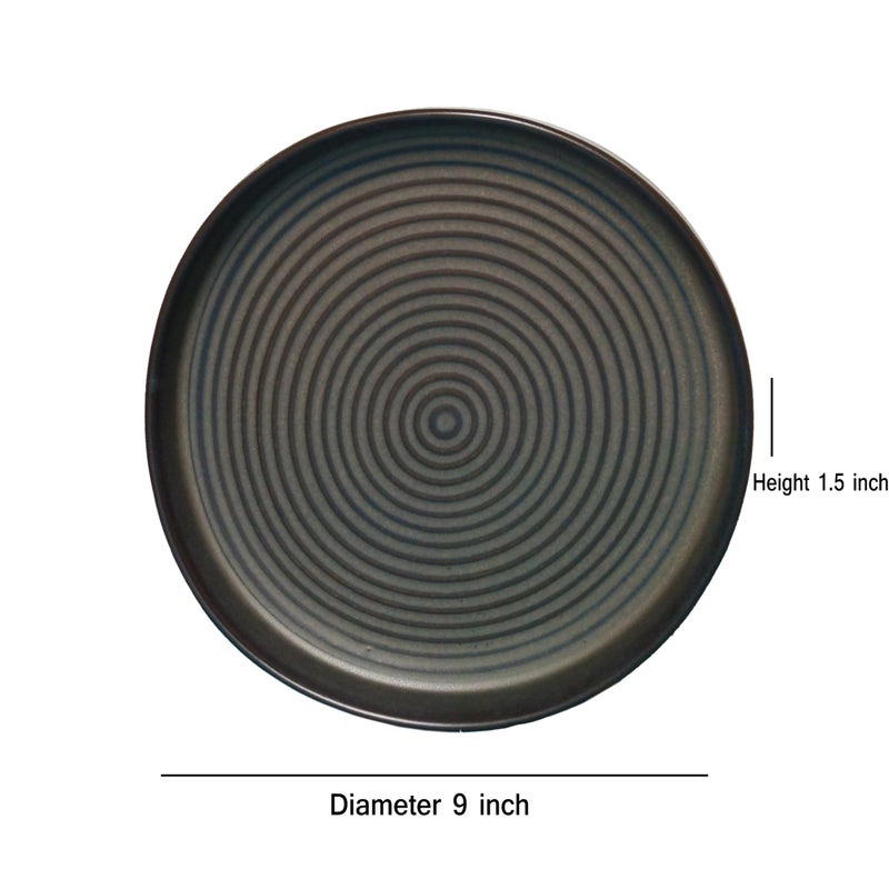 Lupaava Ceramic Dinner Plate Microwave, Oven, and Dishwasher Safe 9 Inch Set of 1 - Image 4