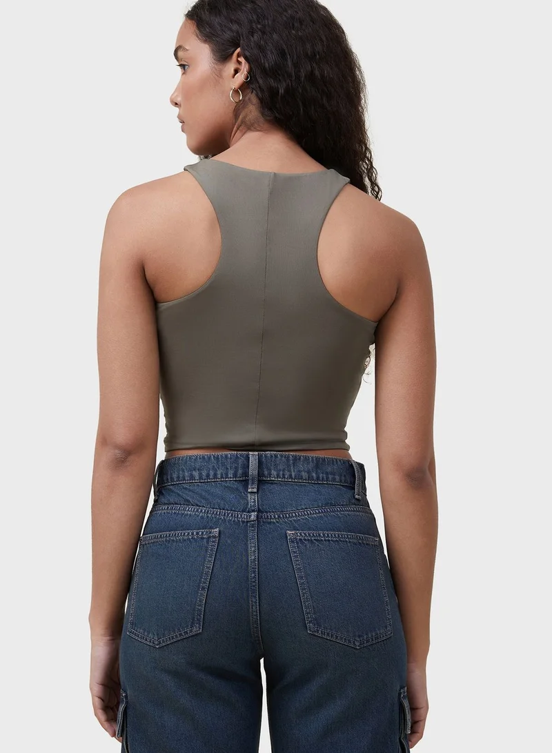 Cotton On Knitted Crop Tank