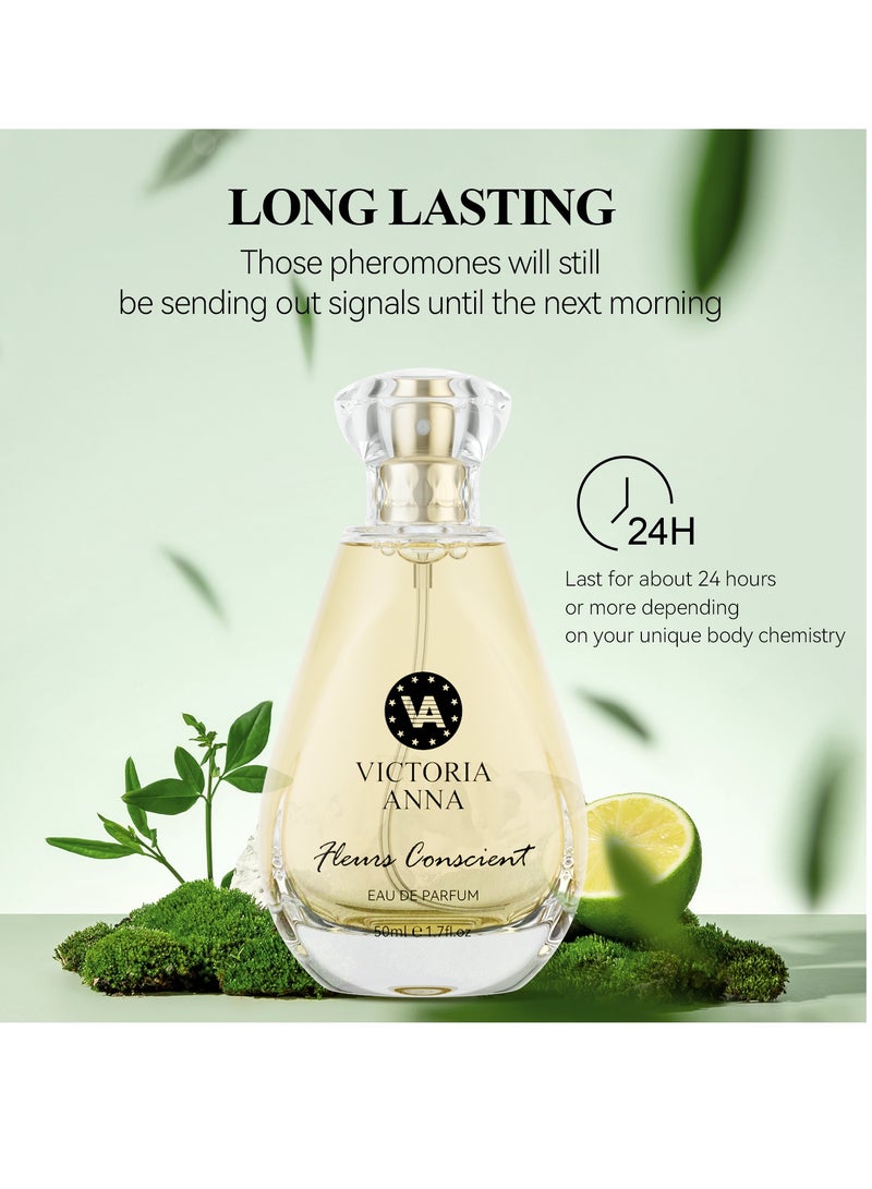 VICTORIA ANNA 50ml Fragrance Eau de Parfum Spray FLEURS CONSCIENT - Image 3