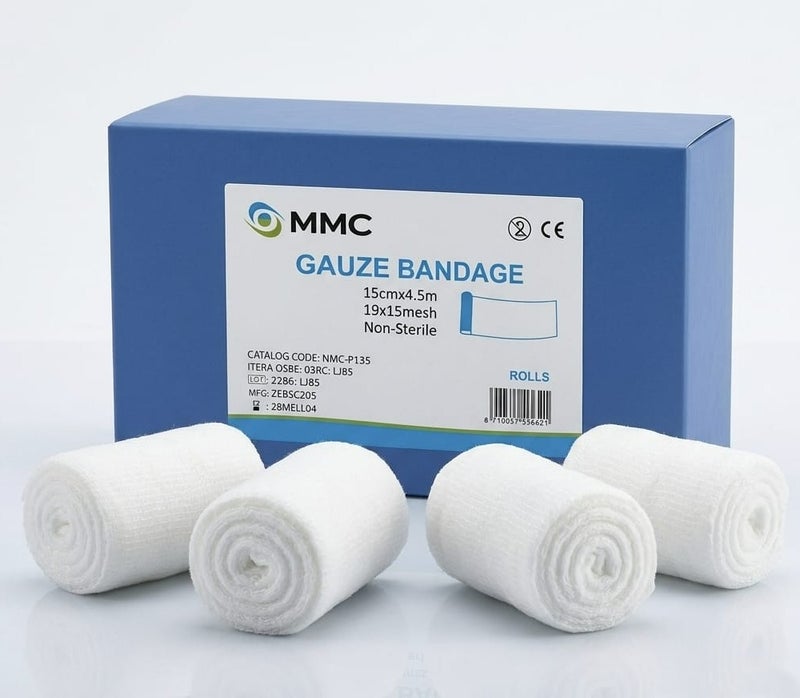 GAUZE BANDAGE ROLL 15CM