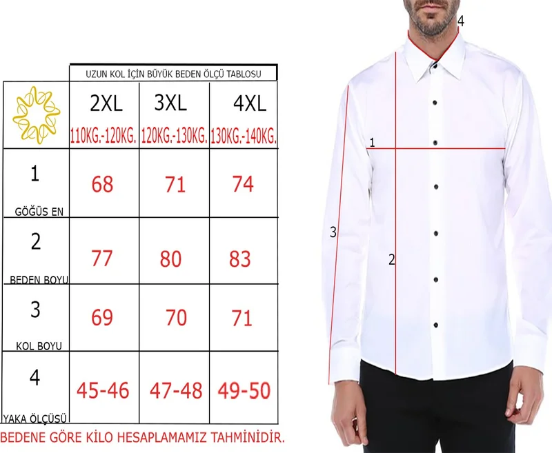 فاريتا Navy Blue Classic Plus Size Button-Down Winter Men's Shirt