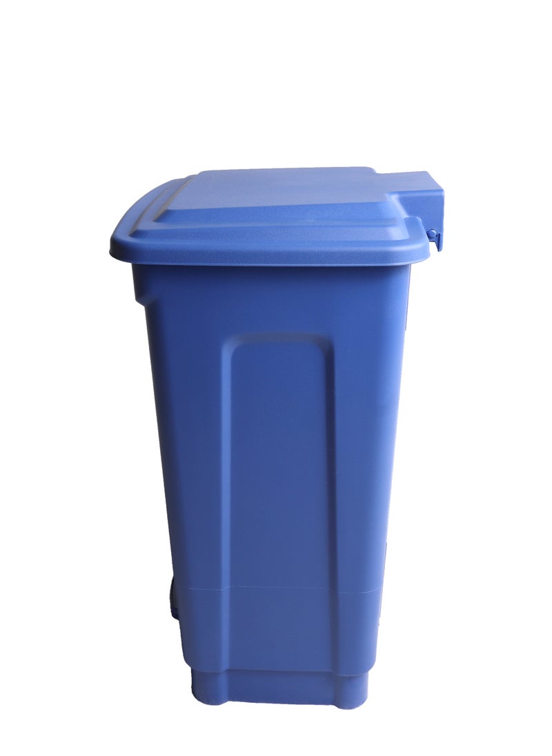 Generic Mini Step Trash Bin | Plastic Matte Finish | Suitable For Bathrooms & Kitchens | Blue | 20 Liters  - Image 2