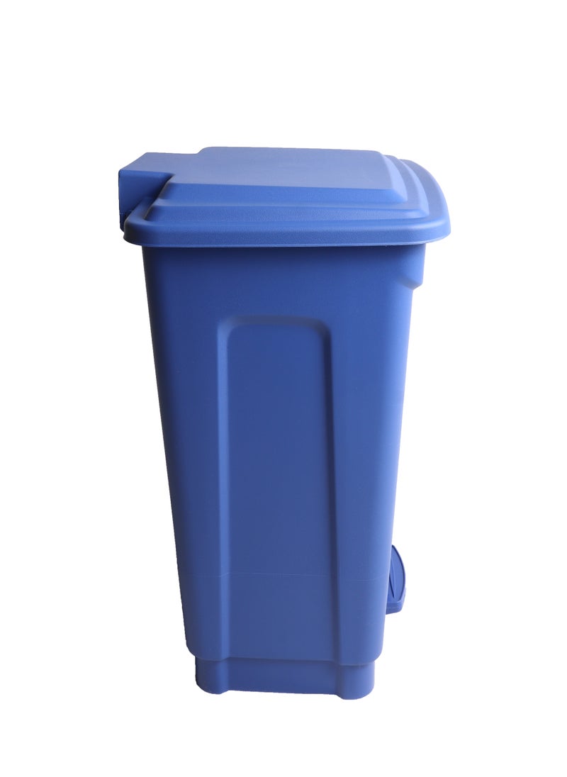 Generic Mini Step Trash Bin | Plastic Matte Finish | Suitable For Bathrooms & Kitchens | Blue | 20 Liters  - Image 4