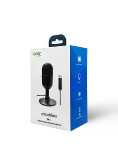 Acer ACER USB Broadcasting Microphone - HD Voice, Professional Recording Quality, Ultra-Compact, Digital Decoding, Frosted Metal, Black  - Image 4