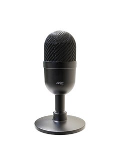 Acer ACER USB Broadcasting Microphone - HD Voice, Professional Recording Quality, Ultra-Compact, Digital Decoding, Frosted Metal, Black  - Image 1