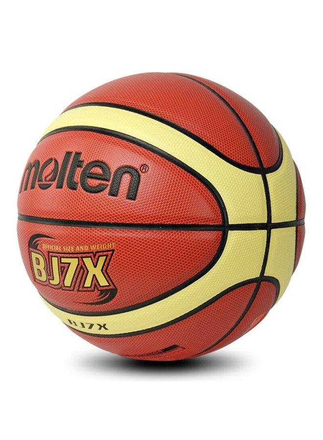 Molten Bj7x Basketball, Size 7, Standard Indoor/outdoor, Suitable For Primary And Secondary School Students, Campus Compeions And Training, Pu Basketball - Image 2