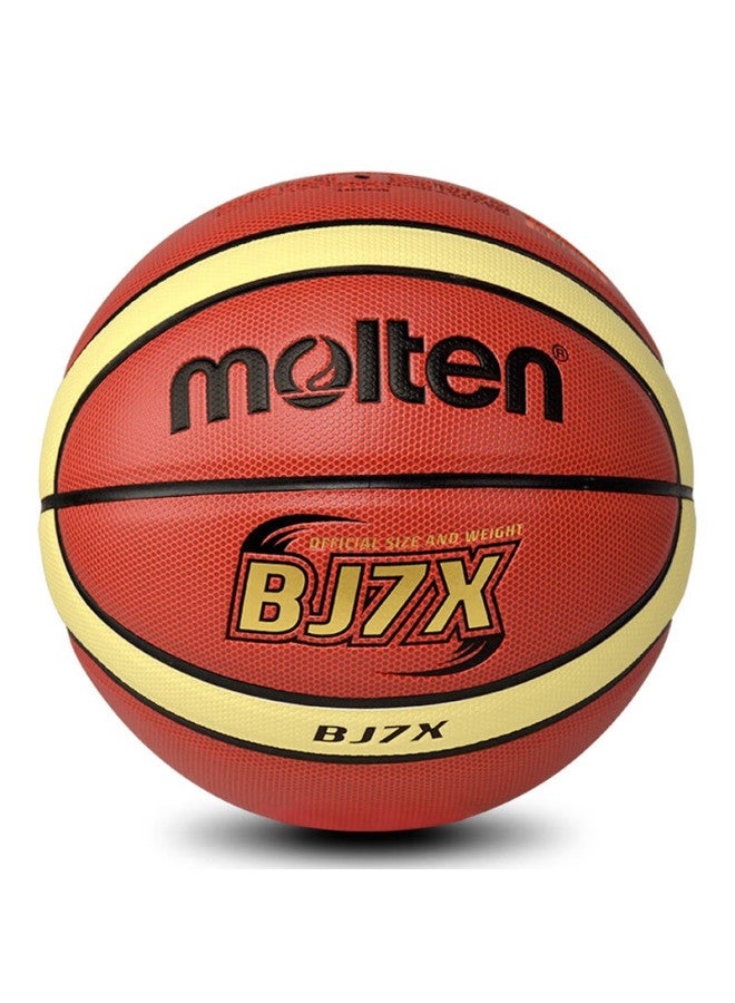 Molten Bj7x Basketball, Size 7, Standard Indoor/outdoor, Suitable For Primary And Secondary School Students, Campus Compeions And Training, Pu Basketball - Image 3