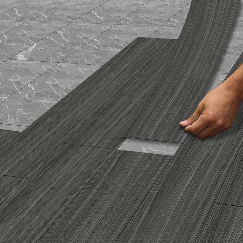 Peel and Stick Floor Tile 20x300cm Wood Grain Waterproof PVC Non Slip Self Adhesive Floor Sticker - Image 3