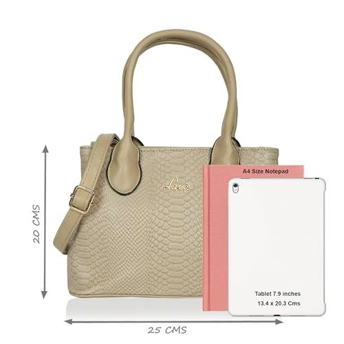 Lavie Women's Ficus Small Satchel Handbag for Women | Satchel Bag for Work | Ladies purse | Stylish Shoulder Bag | Gift For Women - Image 4