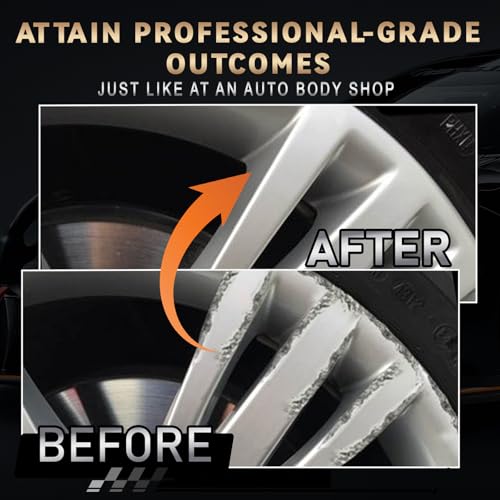 xdotoar Silver Wheel Paint, Efficient Silver Touch Up Paint for Rim, Quick and Easy Remover Curb Rash, Car Scratch and More, Universal and Color Accurate, Long lasting, Resists Water, Uv Rays - Image 3