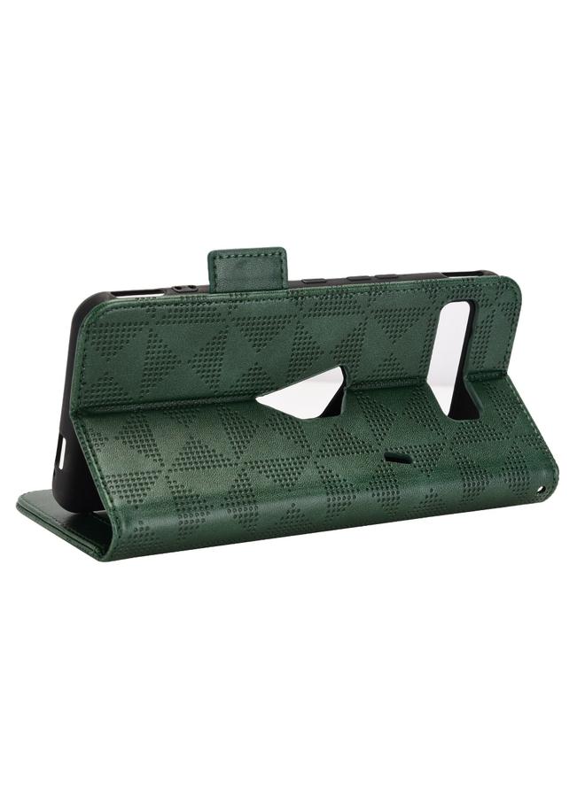 The Bros Case For Asus ROG Phone 3 Strix / 3 ZS661KL Symmetrical Triangle Leather Phone Case - Image 5