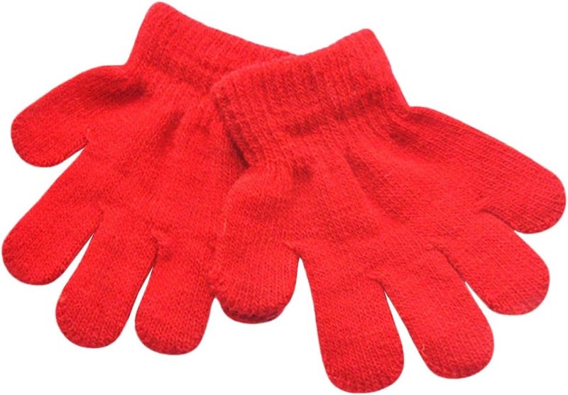 BaiX Toddler Boys and Girls Winter Knitted Writing Gloves, 1-3 Years Old - Image 3