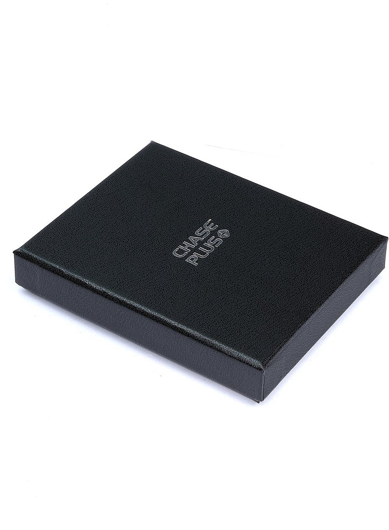 تشيس بلس محفظة جلدية للرجال ، حامل بطاقة رقيقة محفظة الرجال مع وظيفة RFID - Image 5