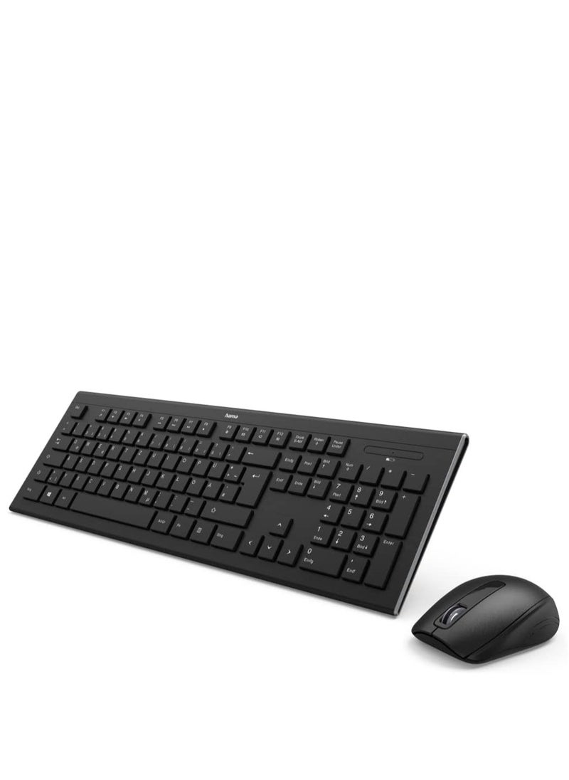 Hama D3182664 Cortino Gulf Wireless Keyboard and Mouse Set  - Image 1