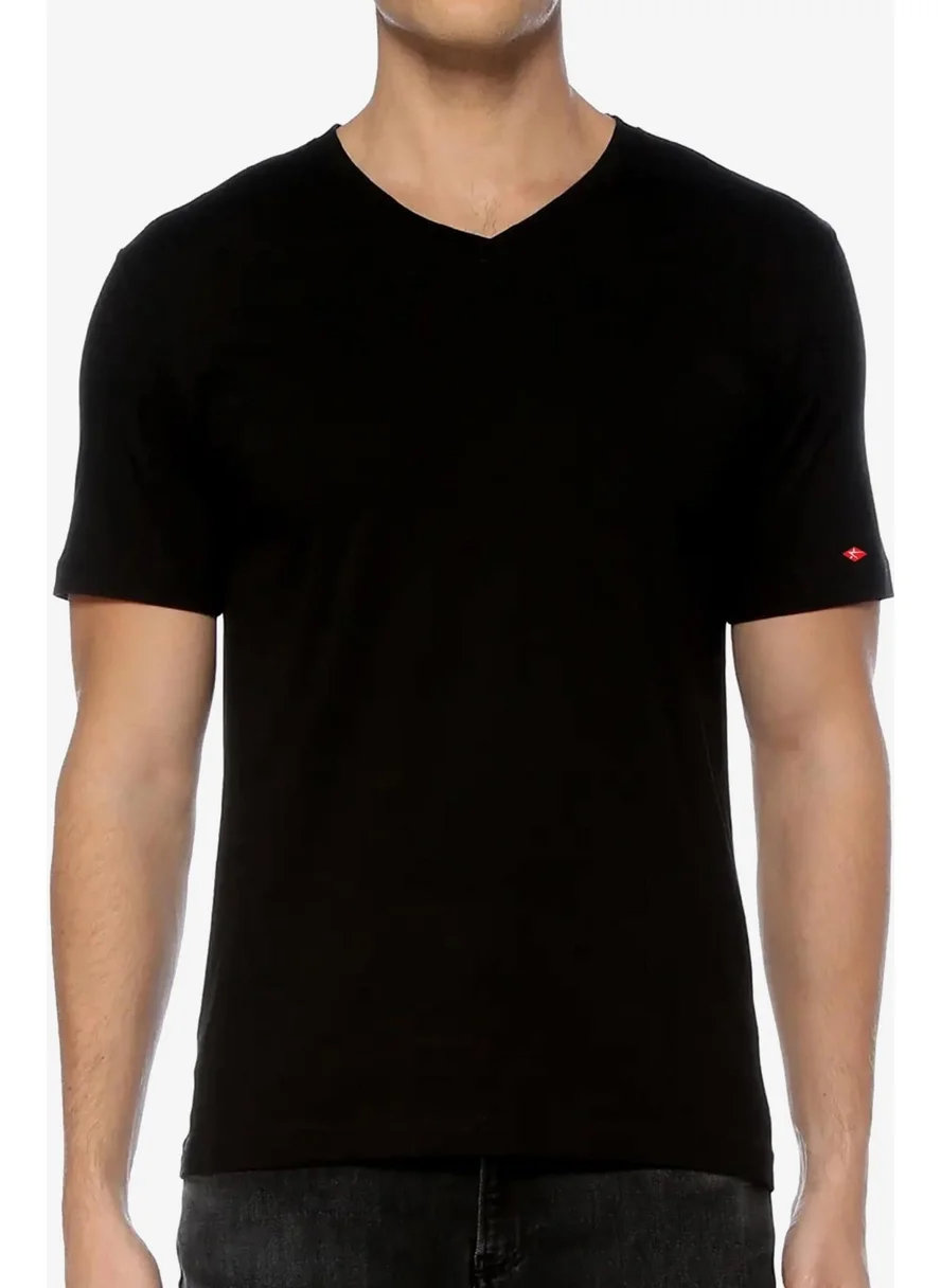 Ayyıldız Crescent 59521 Men's Black T-Shirt