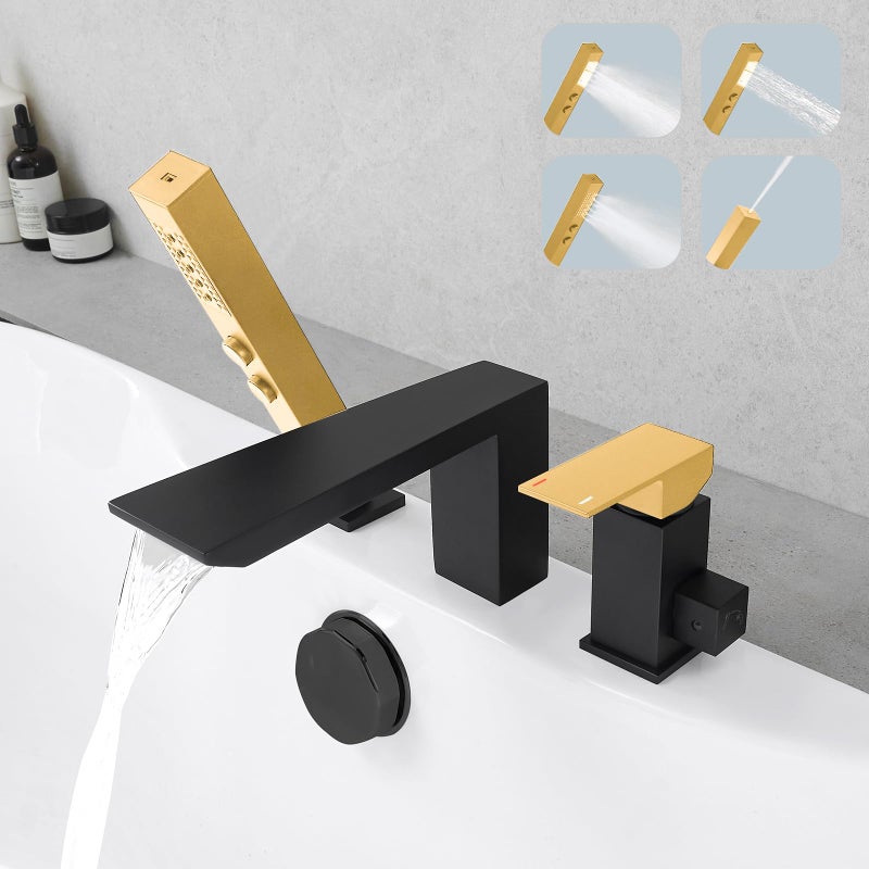 Hoimpro Shower Tub Faucet Fixture Combo Set - Image 4