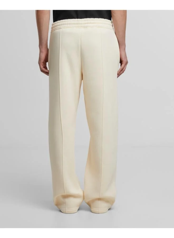 Prohibited Ecru Loose Fit Sweatpants  | Best Price UAE