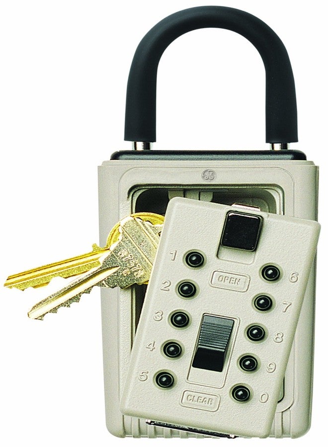 Kidde AccessPoint 001404 KeySafe 3-Key Portable Push Button Key Safe Box, Clay - Image 3