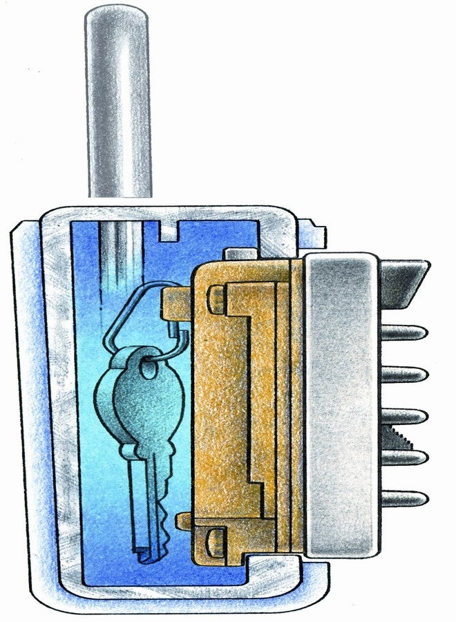 Kidde AccessPoint 001404 KeySafe 3-Key Portable Push Button Key Safe Box, Clay - Image 2