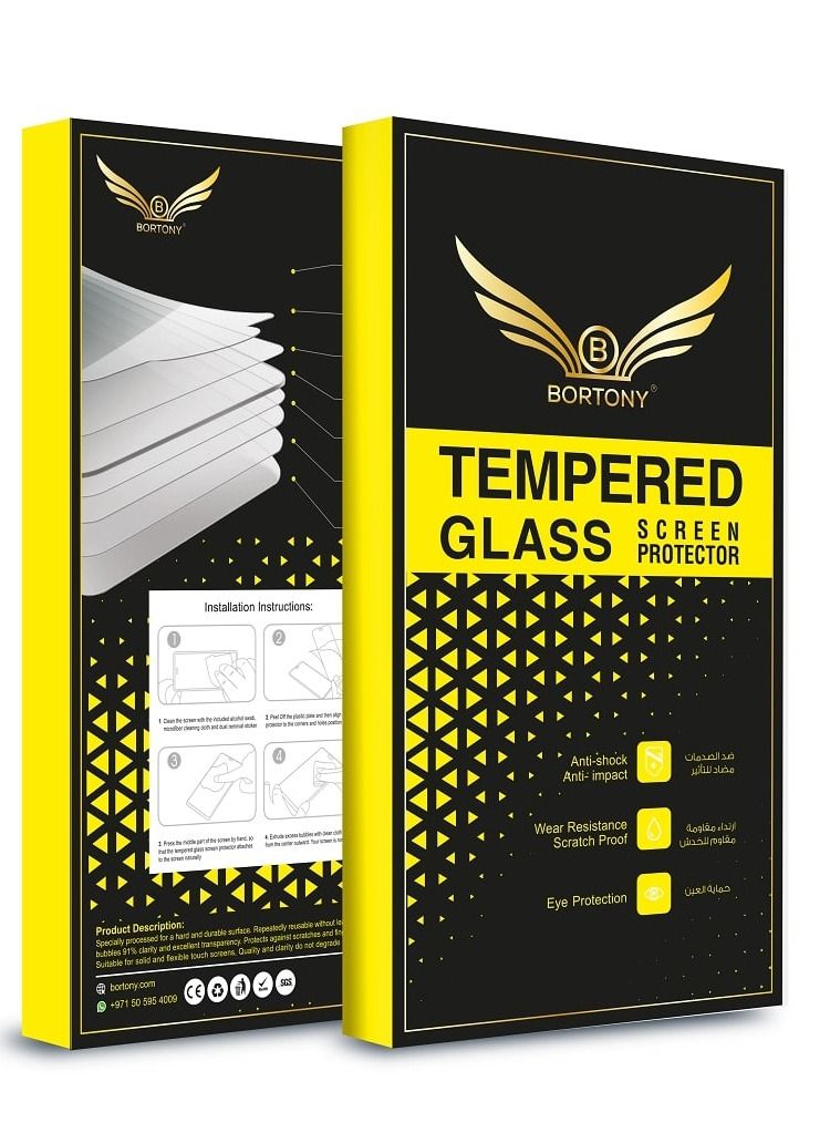 BORTONY 2-Piece Tempered Glass Screen Protector for Apple iPhone 12 Mini - Image 3