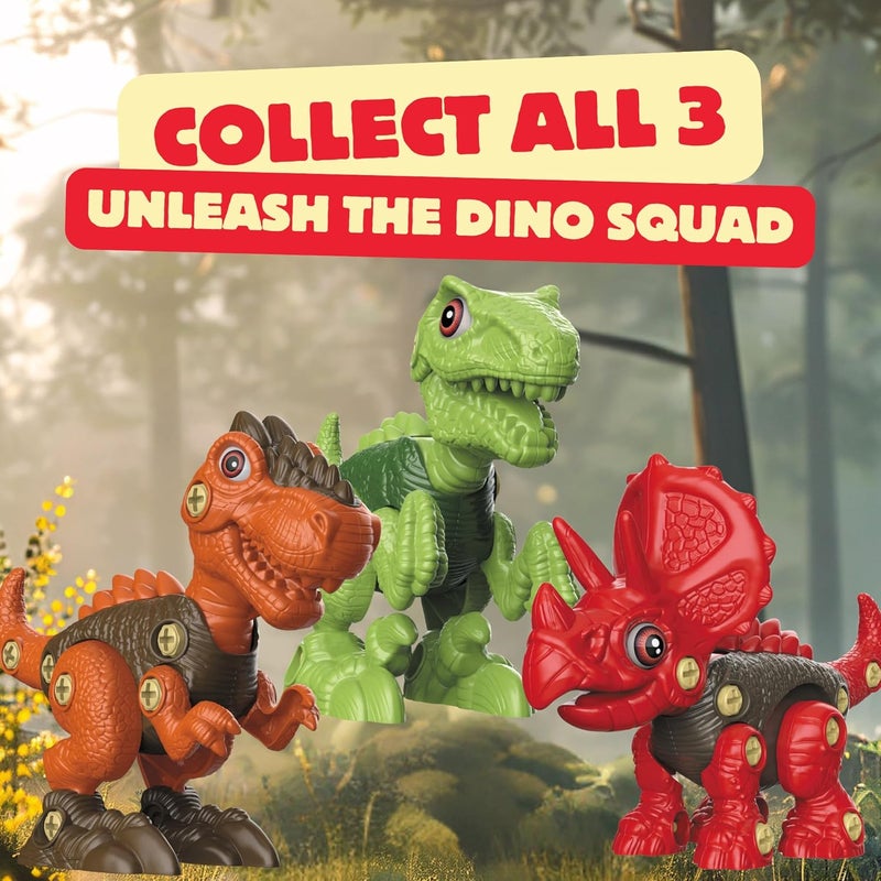 ThinkerPlace Large DIY T. Rex Dinosaur Kit with Motor Play | Learn About Motors | Take Apart Dinosaur Toys | Build, Play & Learn | STEM Educational Toy for Kids Age 4+ | Science & Learning Toy - Image 4