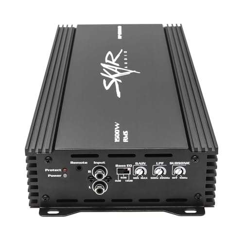 Skar Audio RP15001D Monoblock Class D MOSFET Amplifier with Remote Subwoofer Level Control 1500W - Image 3