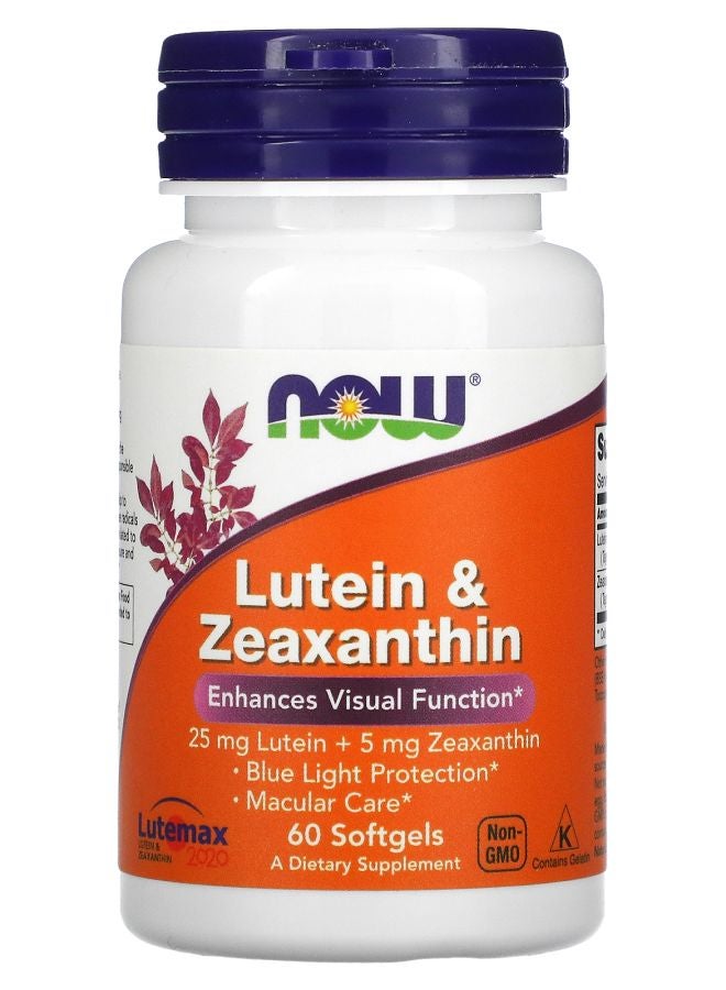 now Lutein & Zeaxanthin 60 Softgels