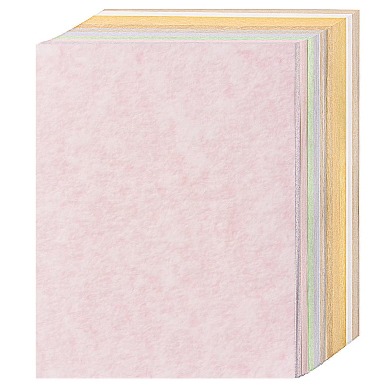 Parchment Paper 85 x 11 Letter Size Parchment Card Stock 65lb Heavyweight Paper Thick Vintage Paper PAP04 85x11inch70Sheets 10 Mixed Colors PAP04MX