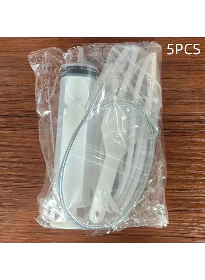 1 Set Refrigerator Drain Clean Brush Dredge Tool Kit With Suction Syringe Hose - Image 5