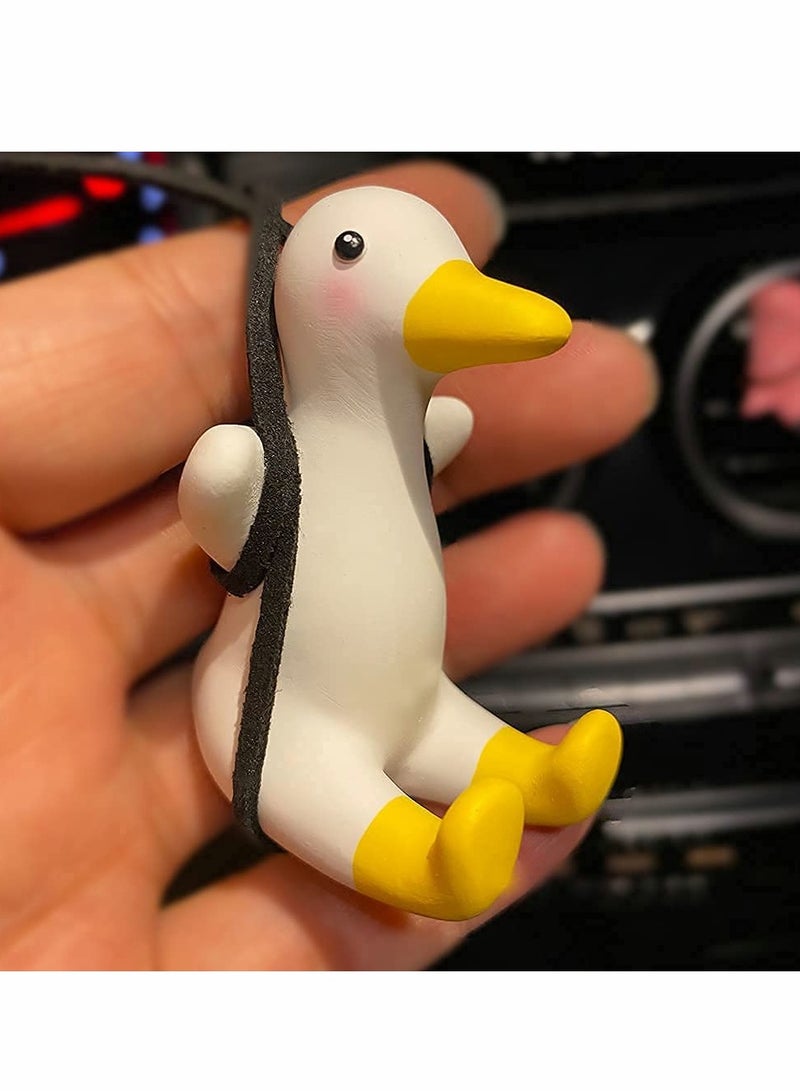 Excefore Car Pendant Cute Swing Duck - Image 4