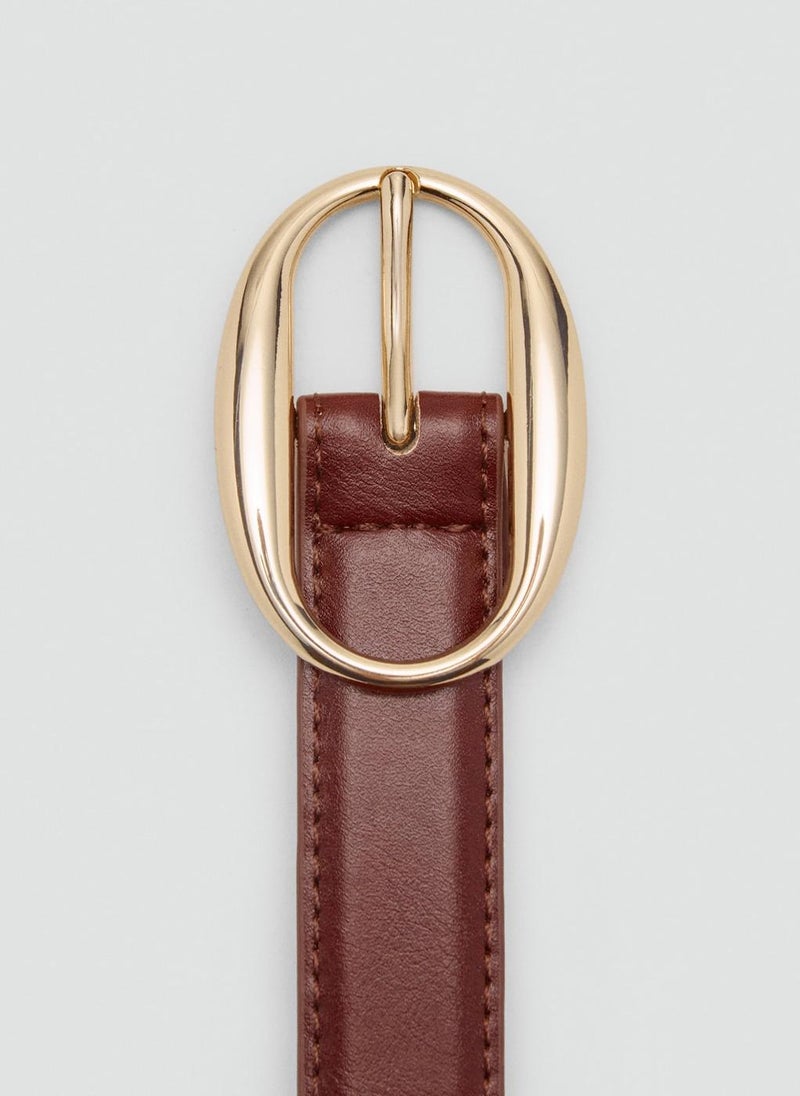 MANGO Oval Buckle Belt  - Image 4