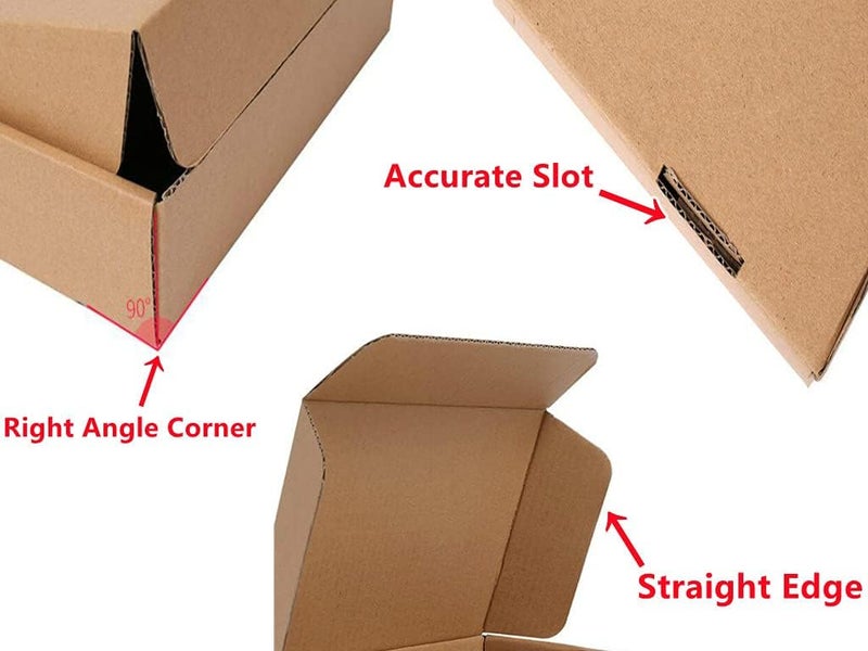 STRBOXONG Corrugated Cardboard Shipping Boxes, 25×20×7cm Royal Mail Small Parcel PiP Postal Boxes, Brown Packaging Mailing Boxes for Business, Posting, Storing or Gift (Pack of 15) - Image 5