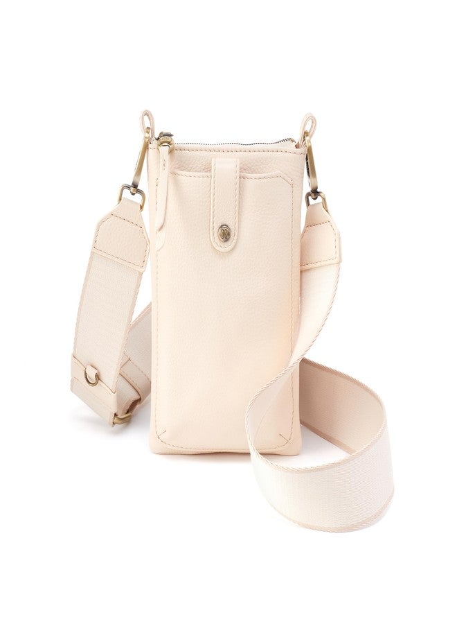 HOBO Cass Leather Phone Crossbody with Adjustable Strap for Gym, Travel, or Everyday - Lightweight and Casual Design for Everyday Essentials, Cream - Image 1
