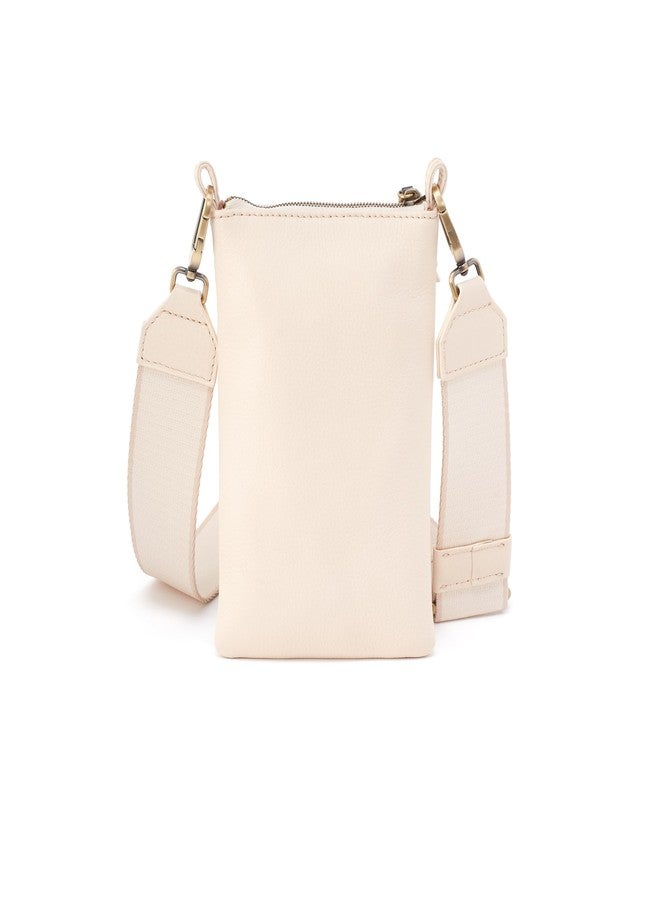HOBO Cass Leather Phone Crossbody with Adjustable Strap for Gym, Travel, or Everyday - Lightweight and Casual Design for Everyday Essentials, Cream - Image 2