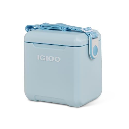Igloo Powder Blue 11 Qt TagAlong Too Strapped Picnic Style Cooler - Image 1