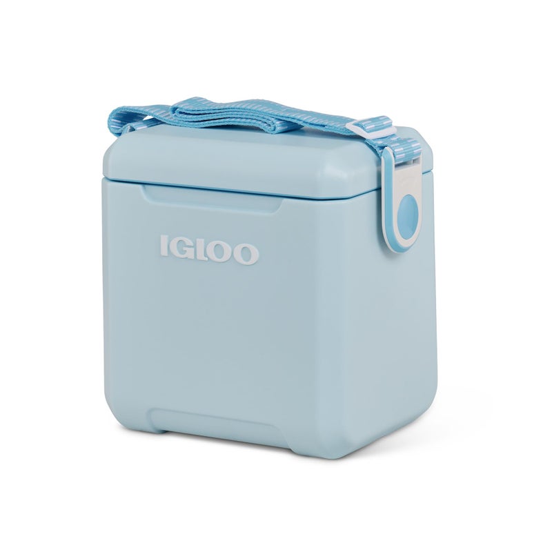 Igloo Powder Blue 11 Qt TagAlong Too Strapped Picnic Style Cooler - Image 2