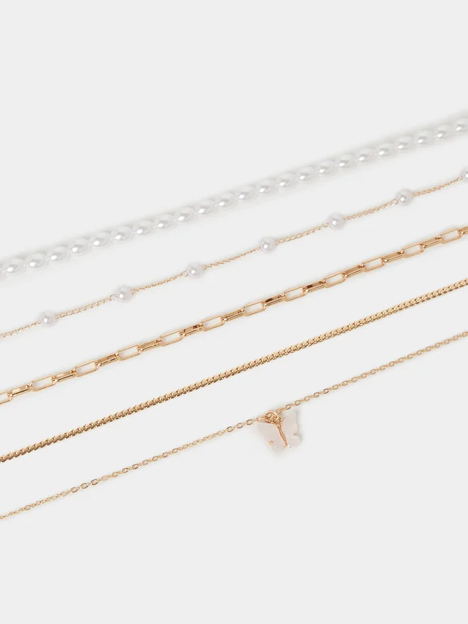 Styli Styli Set of 5 - Embellished Necklace