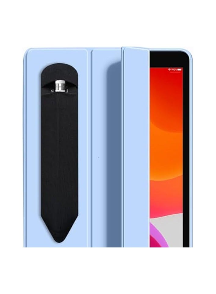 PROMASS Pencil Holder Compatible with Apple Pencil Pro/ 2nd Generation/ 1st Generation/USB-C Pencil, Adhesive Elastic Sleeve Pocket for iPad Pencil and Multiple Types Stylus Pen (Black)  - Image 1