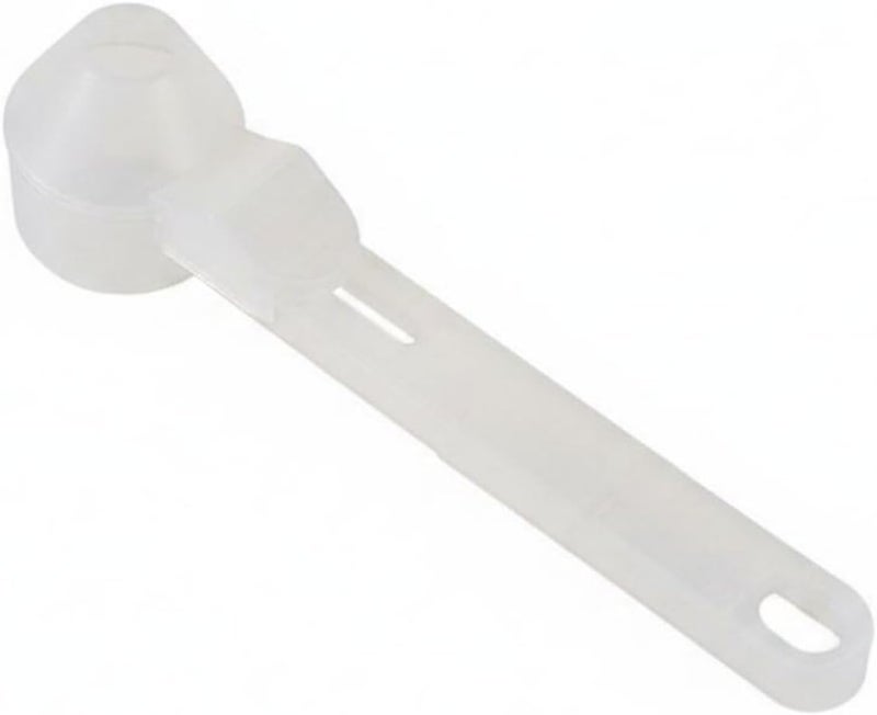 Gralara Sliding Coffee spoon Transfer Long Handle Coffee spoon 1-Handed Kitchen Tool, Array, Translucent White - Image 1