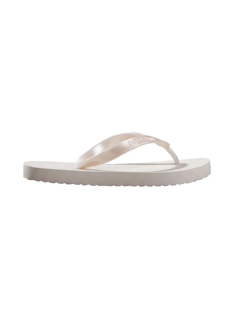 Arwa - Metallic Pearlised Flip Flops